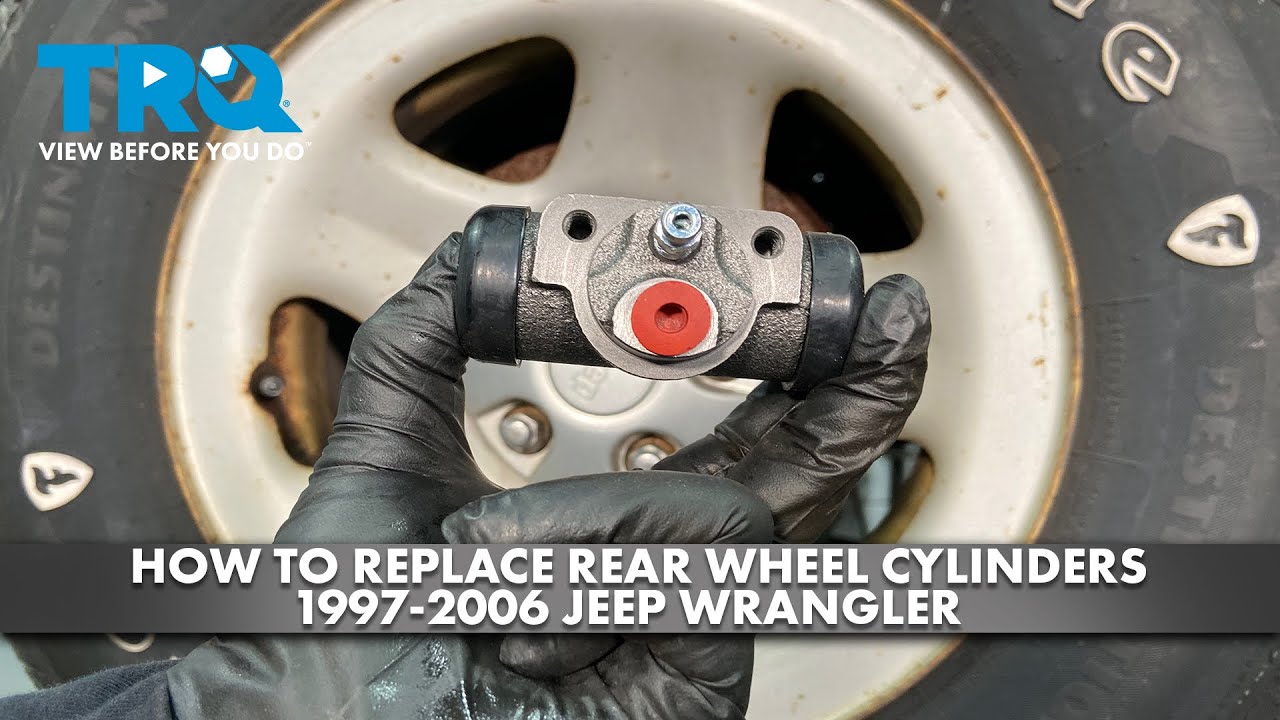 How to Replace Rear Wheel Cylinders 19962006 Jeep Wrangler 1A Auto