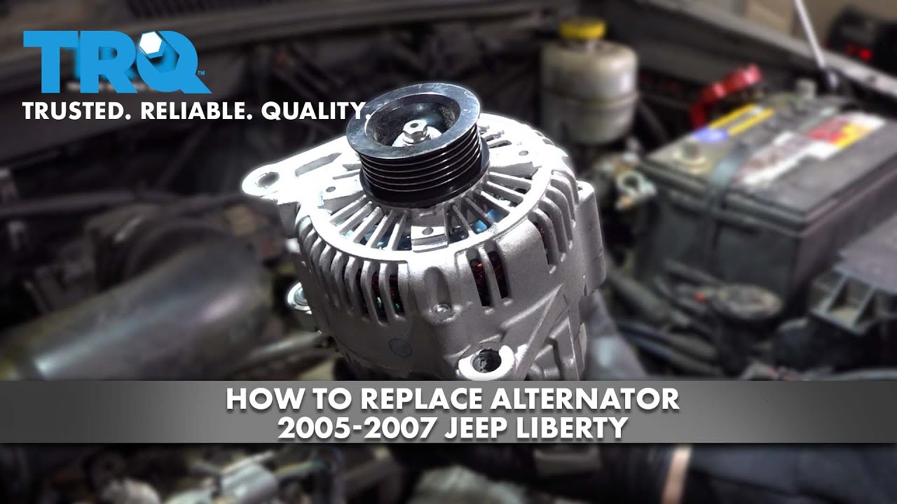 How to Replace Alternator 200507 Jeep Liberty 1A Auto