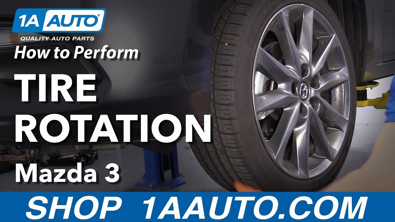 How to Perform Tire Rotation 201319 Mazda 3 1A Auto