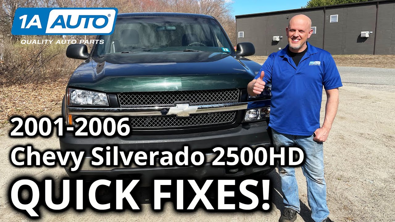 Dont Get Overcharged for These Quick Fixes 2001-06 Chevy Silverado
