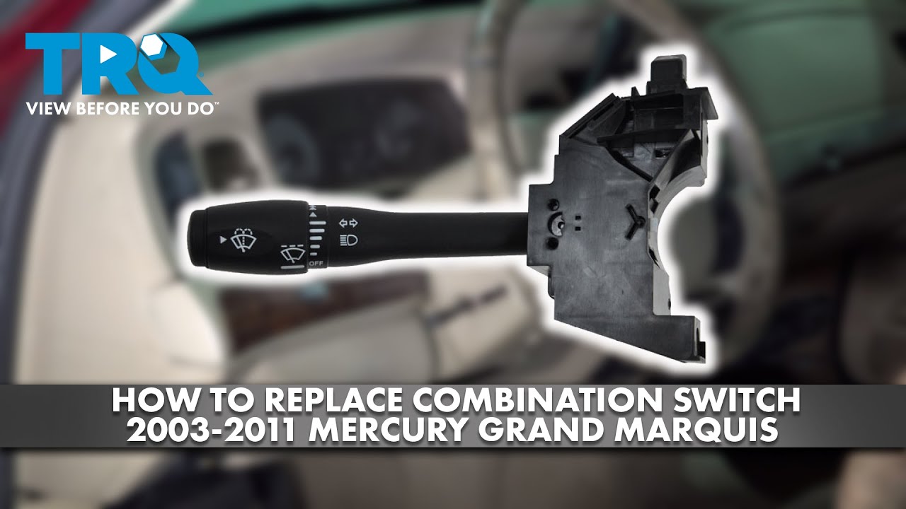 How to Replace Combination Switch 20032011 Mercury Grand Marquis 1A Auto