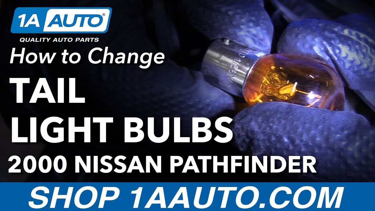 How to Change Tail Light Reverse Turn Signal Bulbs 19962004 Nissan