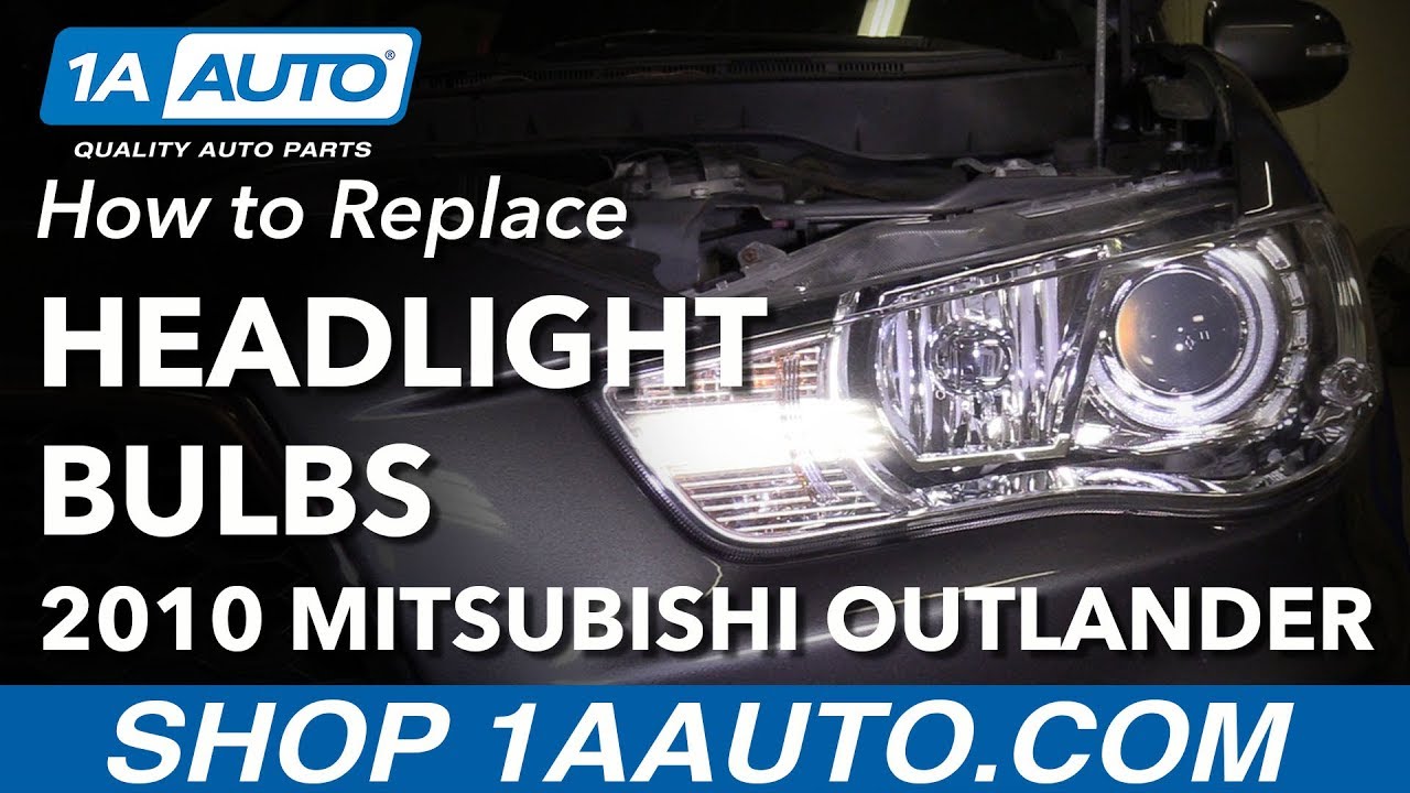How to Replace Headlight Bulbs 2007-13 Mitsubishi Outlander