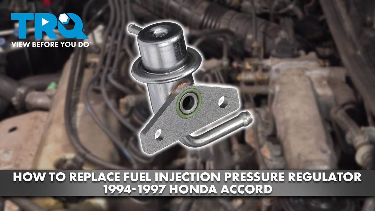 How to Replace Fuel Injection Pressure Regulator 1994-1997 Honda Accord