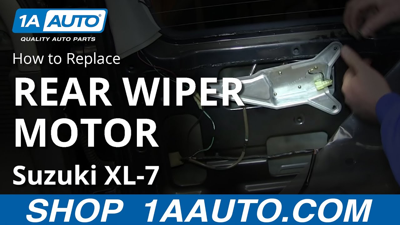 How To Replace Rear Window Wiper Motor 19982006 Suzuki XL7 1A Auto