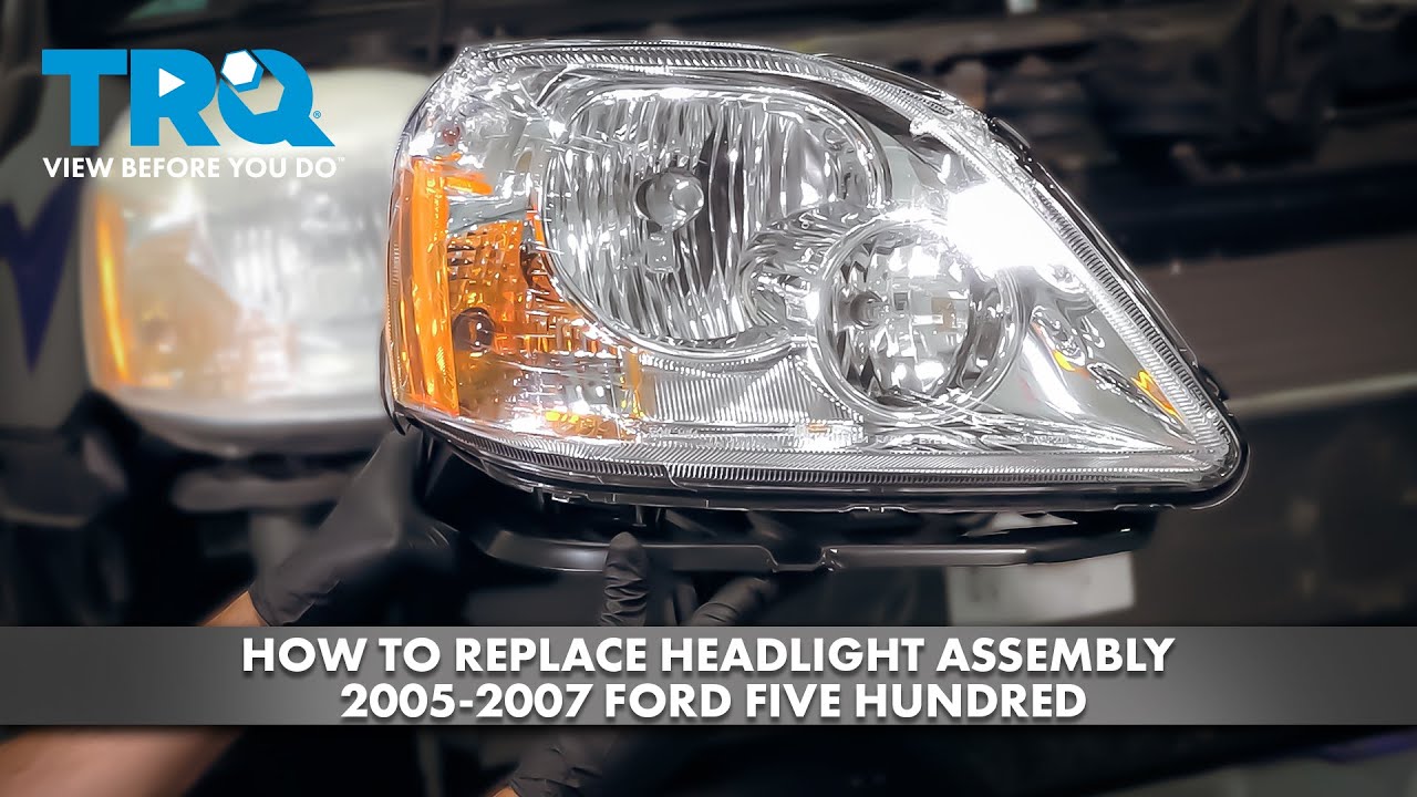 How to Replace Headlight Assembly 20052007 Ford Five Hundred 1A Auto