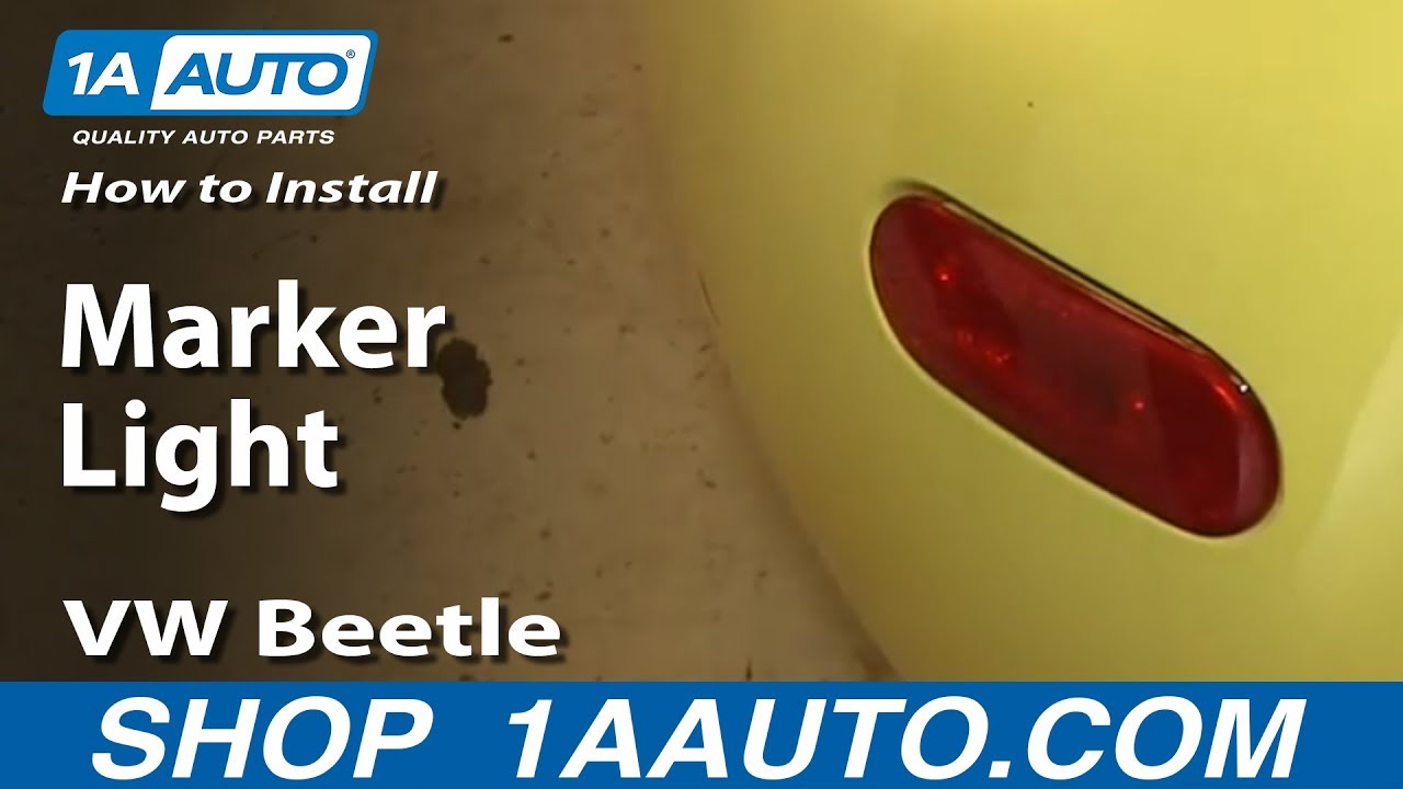 How to Replace Side Marker Light 19982005 Volkswagen Beetle 1A Auto