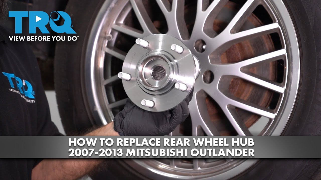 How to Replace Rear Wheel Hub 2007-2013 Mitsubishi Outlander | 1A Auto