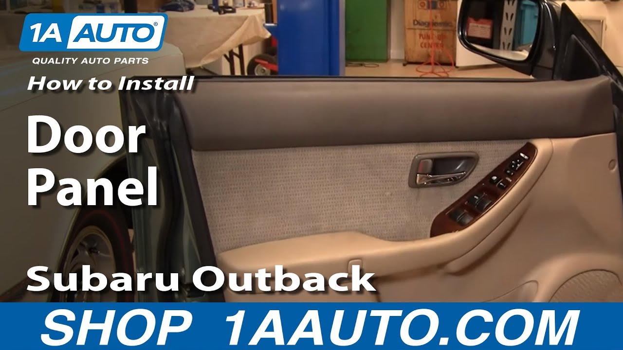 How To Remove Door Panel 00-04 Subaru Outback | 1A Auto 95 impreza fuse box 