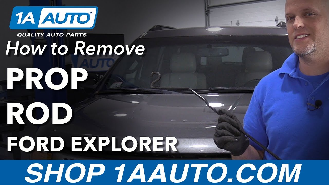 How to Remove Hood Prop Rod 201119 Ford Explorer 1A Auto