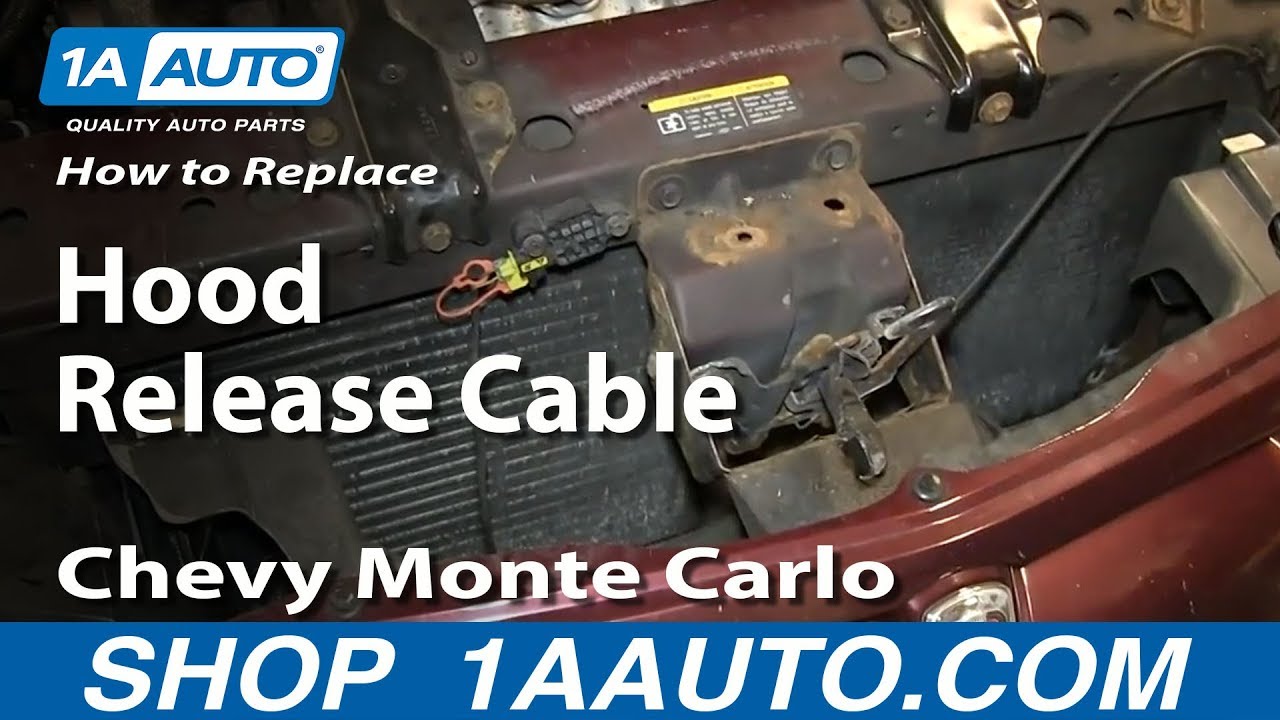 How to Replace Hood Release Cable 200005 Chevy Monte Carlo 1A Auto