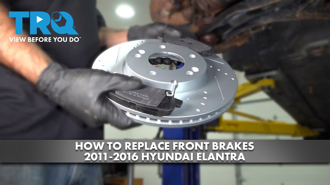 How to Replace Front Brakes 20112016 Hyundai Elantra 1A Auto