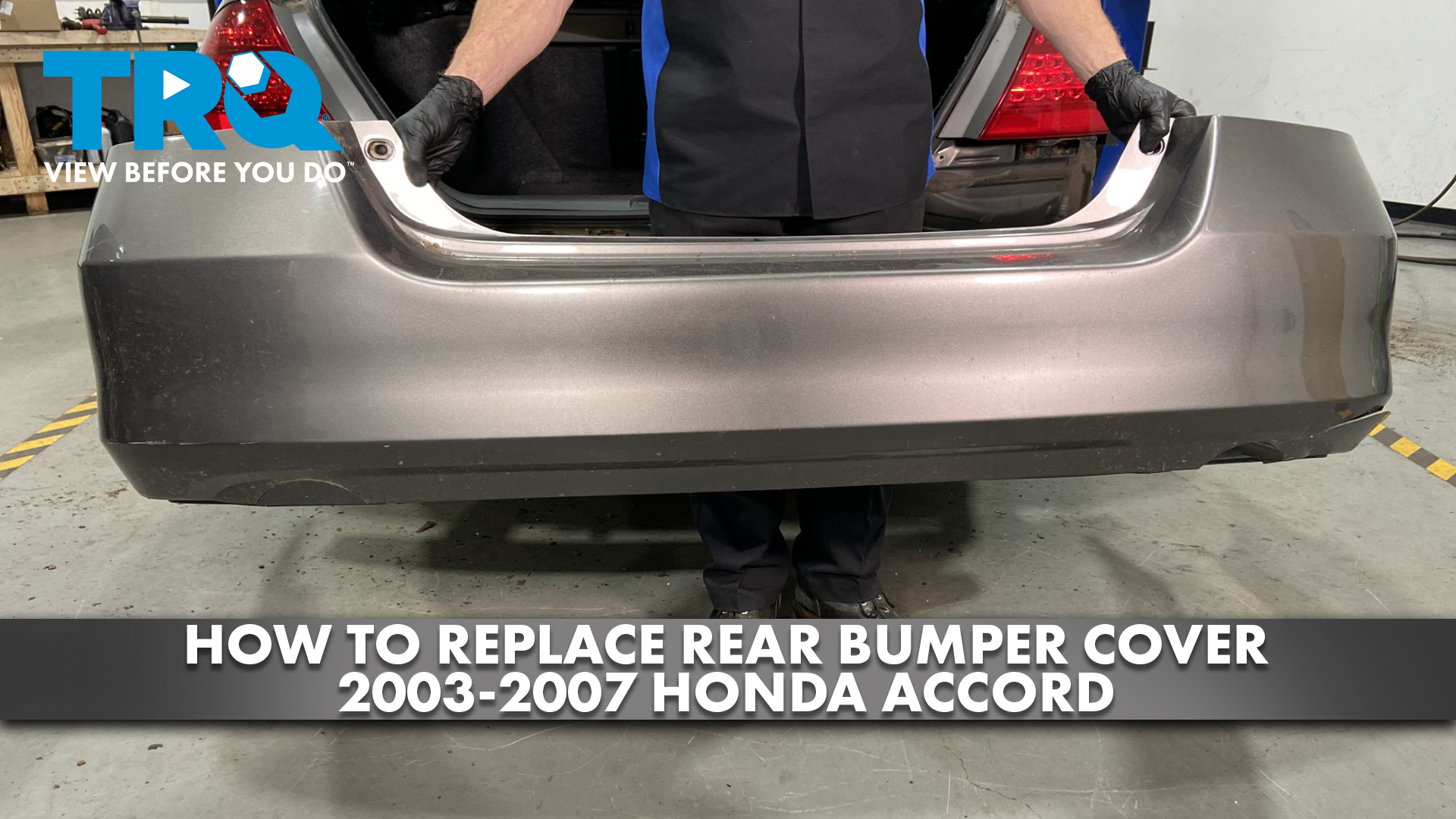 How to Replace Rear Bumper Cover 20032007 Honda Accord 1A Auto