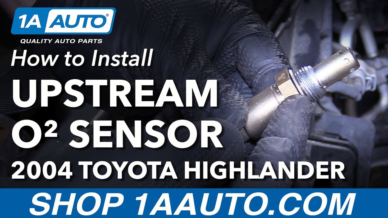 How to Replace Upstream O2 Oxygen Sensor 200407 Toyota Highlander L4 2