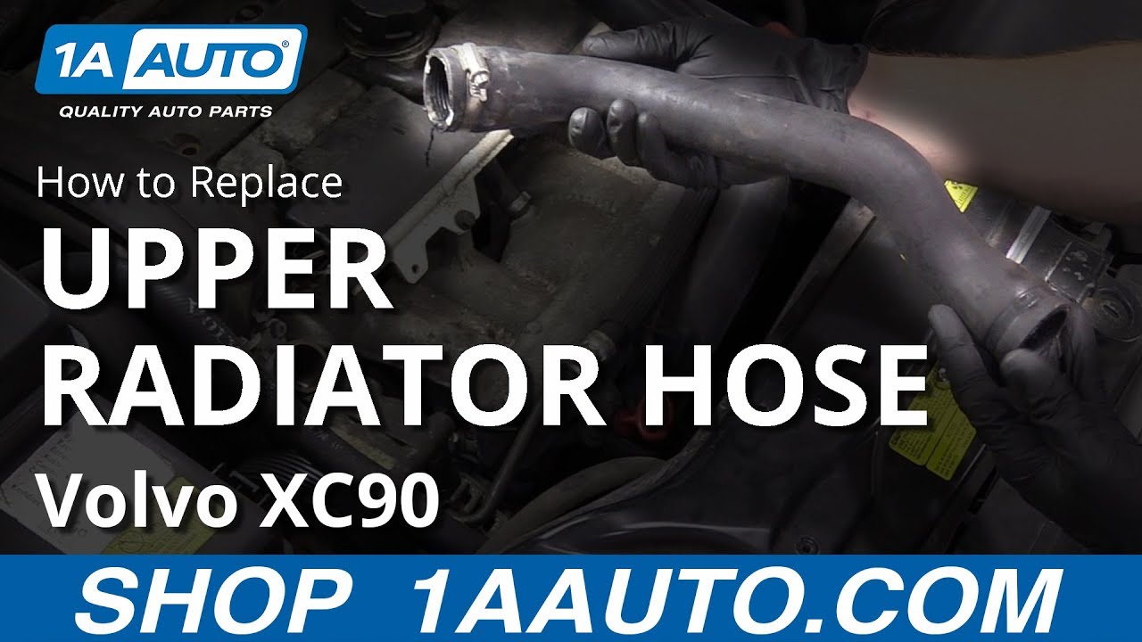 How to Replace Upper Radiator Hose 200312 Volvo XC90 1A Auto