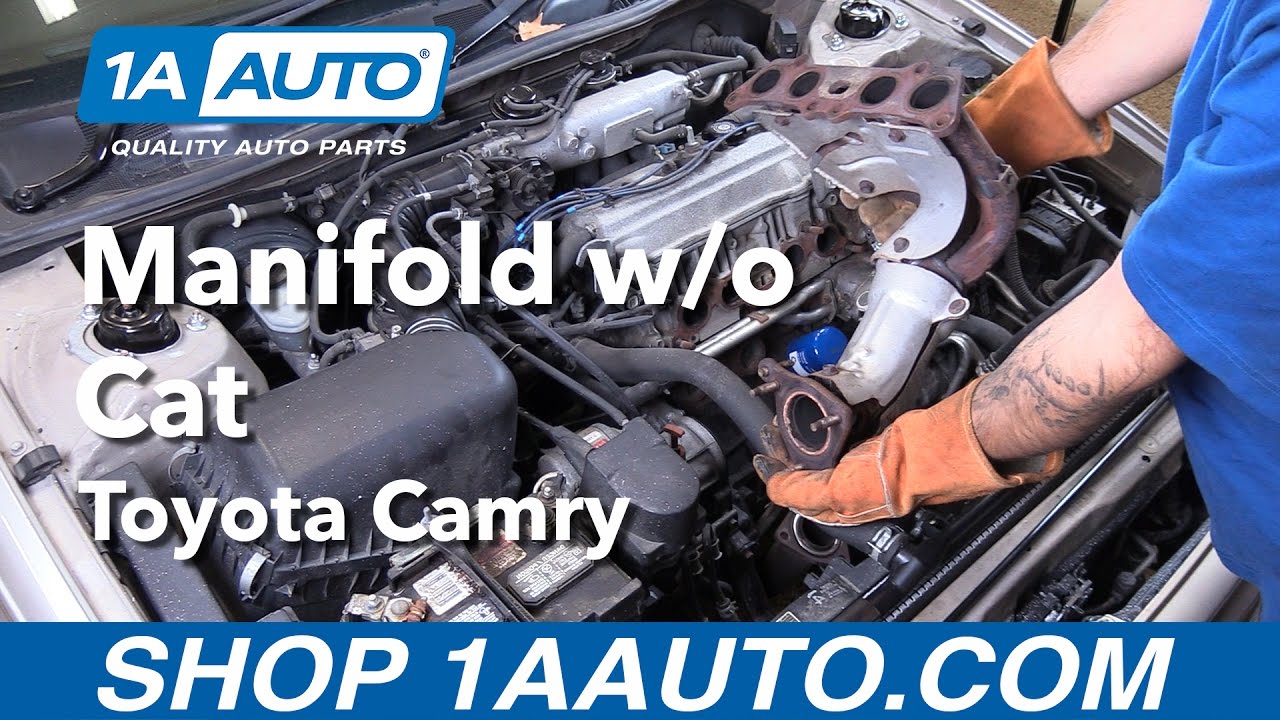 How to Replace Exhaust Manifold Without Cat 19972001 Toyota Camry 1A