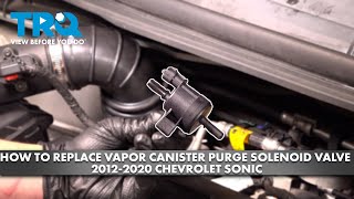 How to Replace Vapor Canister Purge Solenoid Valve 2012-2022 Chevrolet