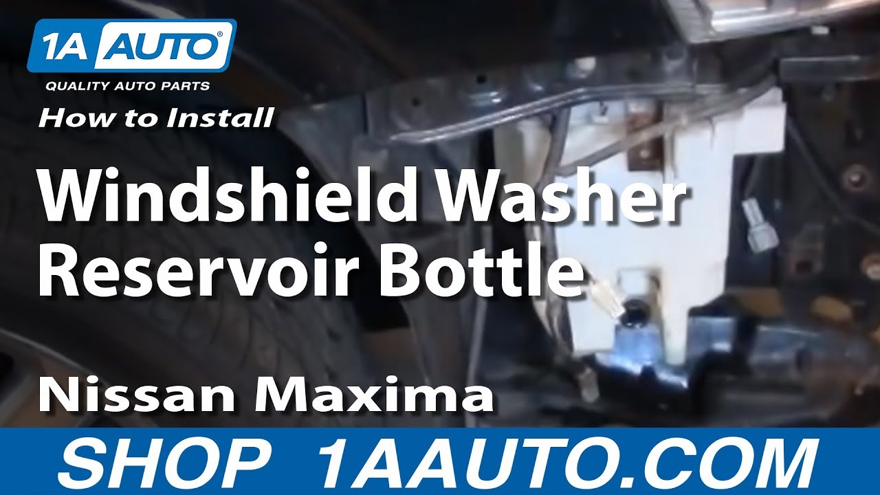 How to Replace Windshield Washer Reservoir 19942003 Nissan Maxima 1A