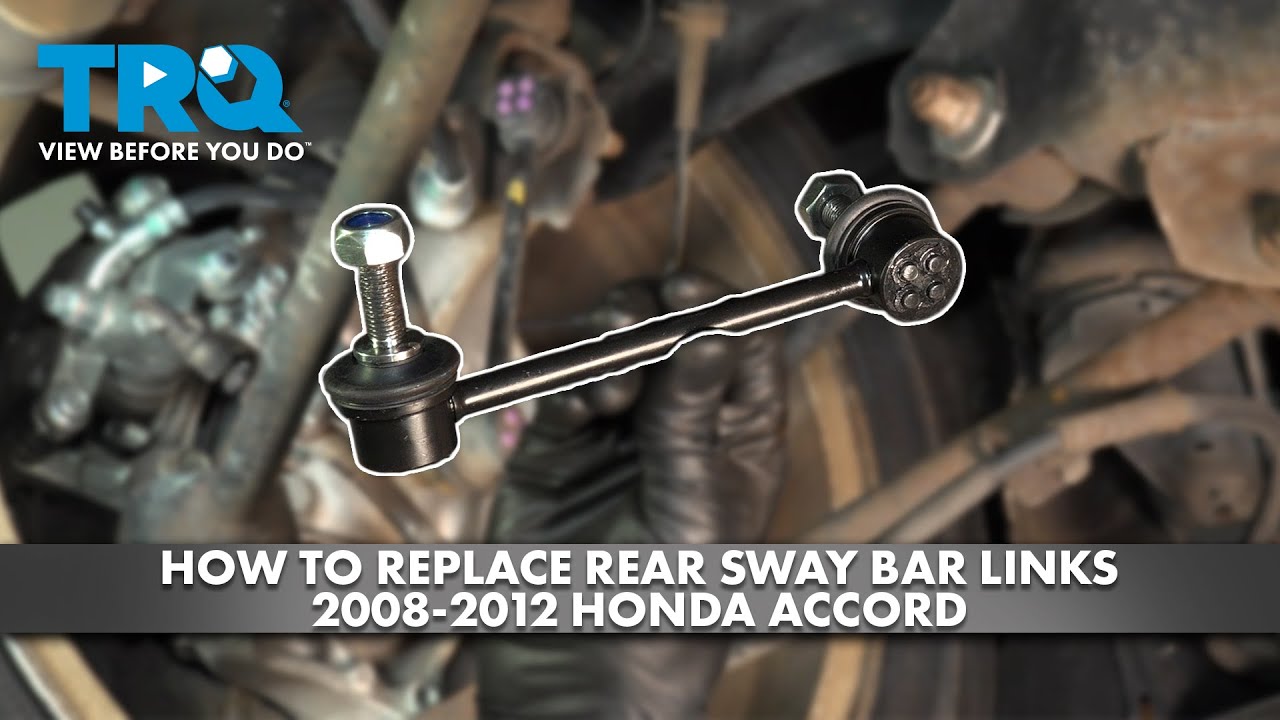 How to Replace Rear Sway Bar Links 2008-2012 Honda Accord | 1A Auto