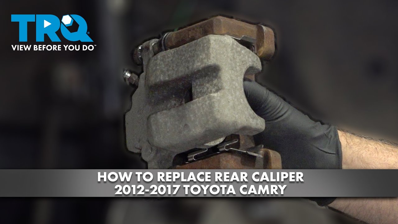 How to Replace Rear Calipers 20122017 Toyota Camry 1A Auto