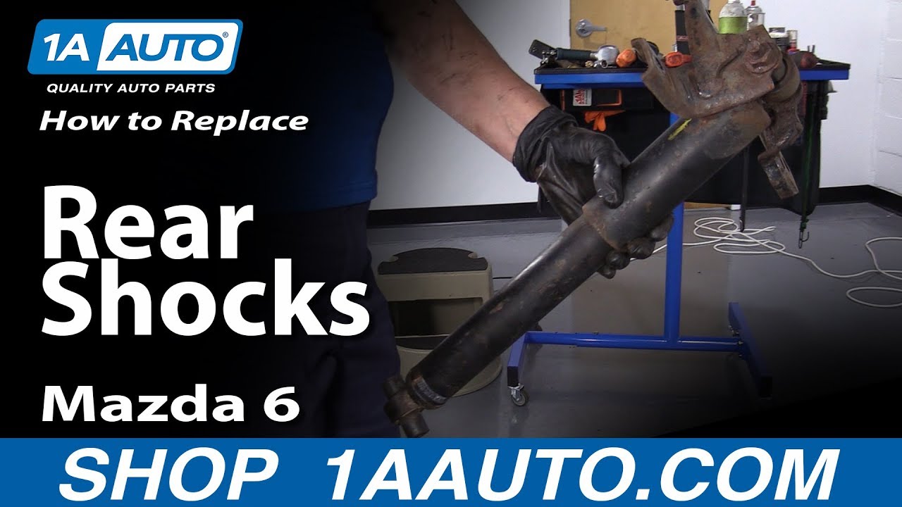 How To Replace Rear Shock Absorber 200308 Mazda 6 1A Auto