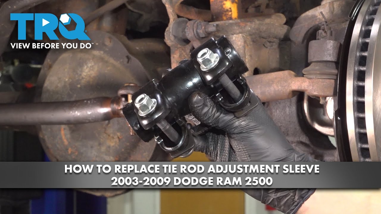 How to Replace Tie Rod Adjustment Sleeve 20032009 Dodge Ram 2500 1A Auto