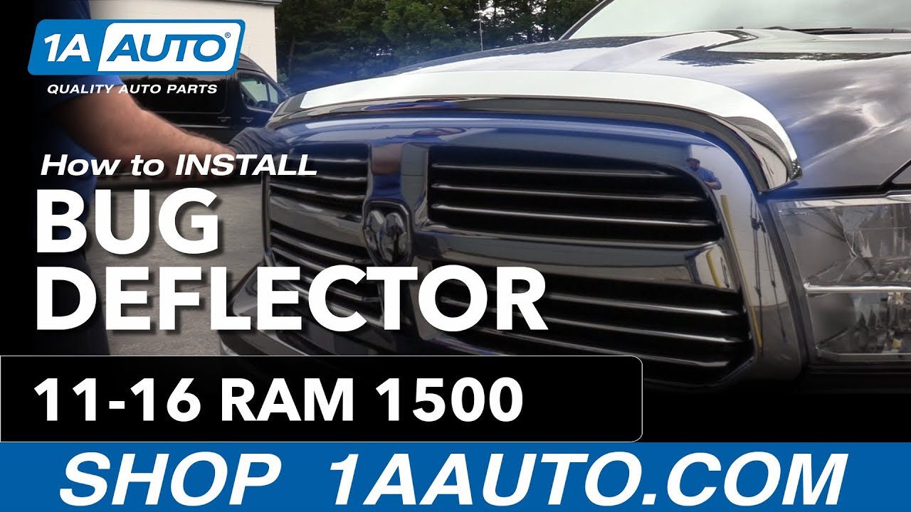 How to Install Bug Deflector 1116 Ram 1500 1A Auto