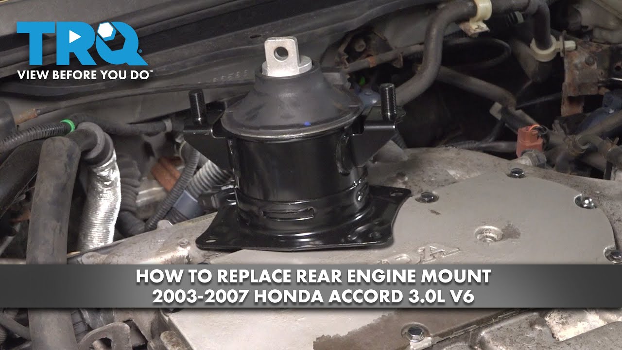 How to Replace Rear Engine Mount 2003-2007 Honda Accord 30L V6 | 1A Auto