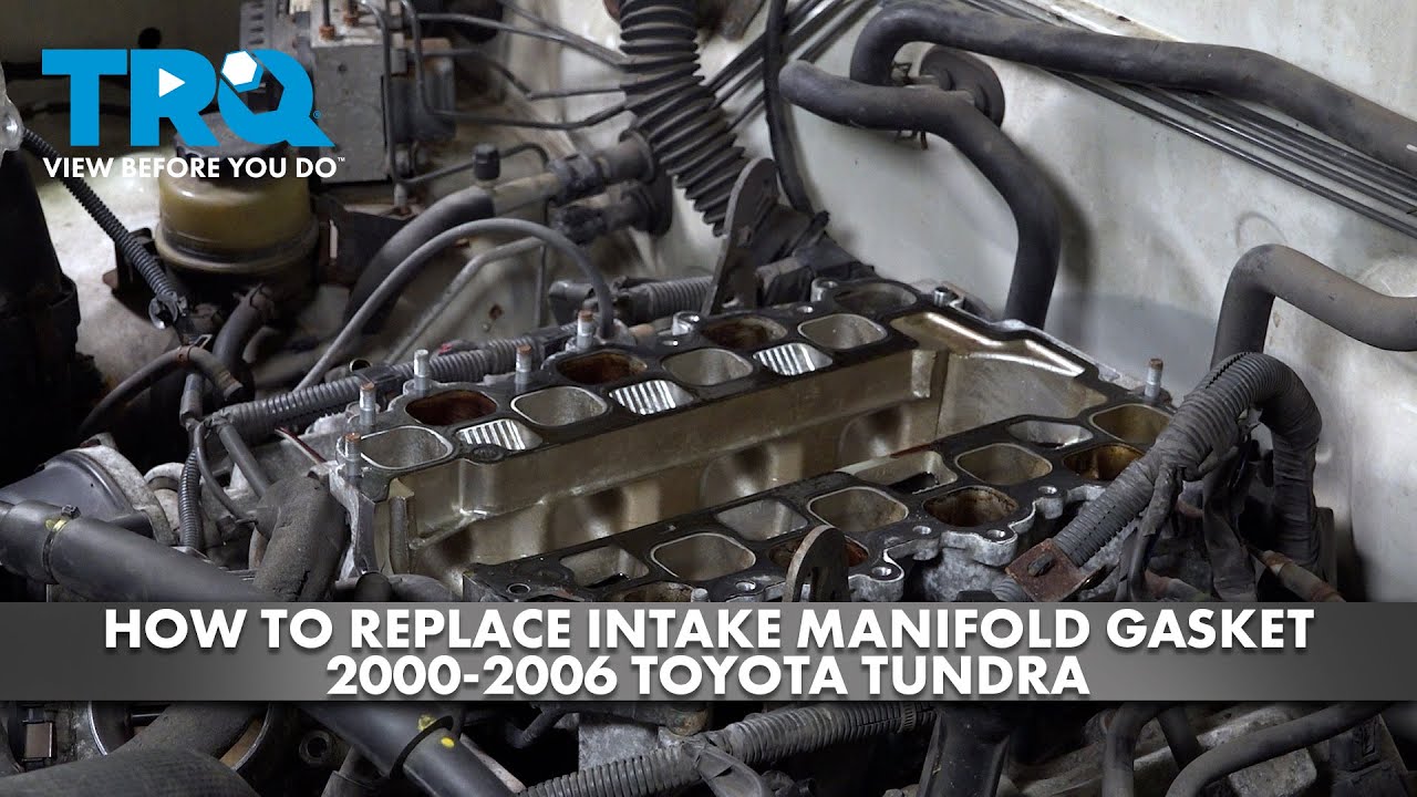 How to Replace Intake Manifold Gasket 20002006 Toyota Tundra 1A Auto