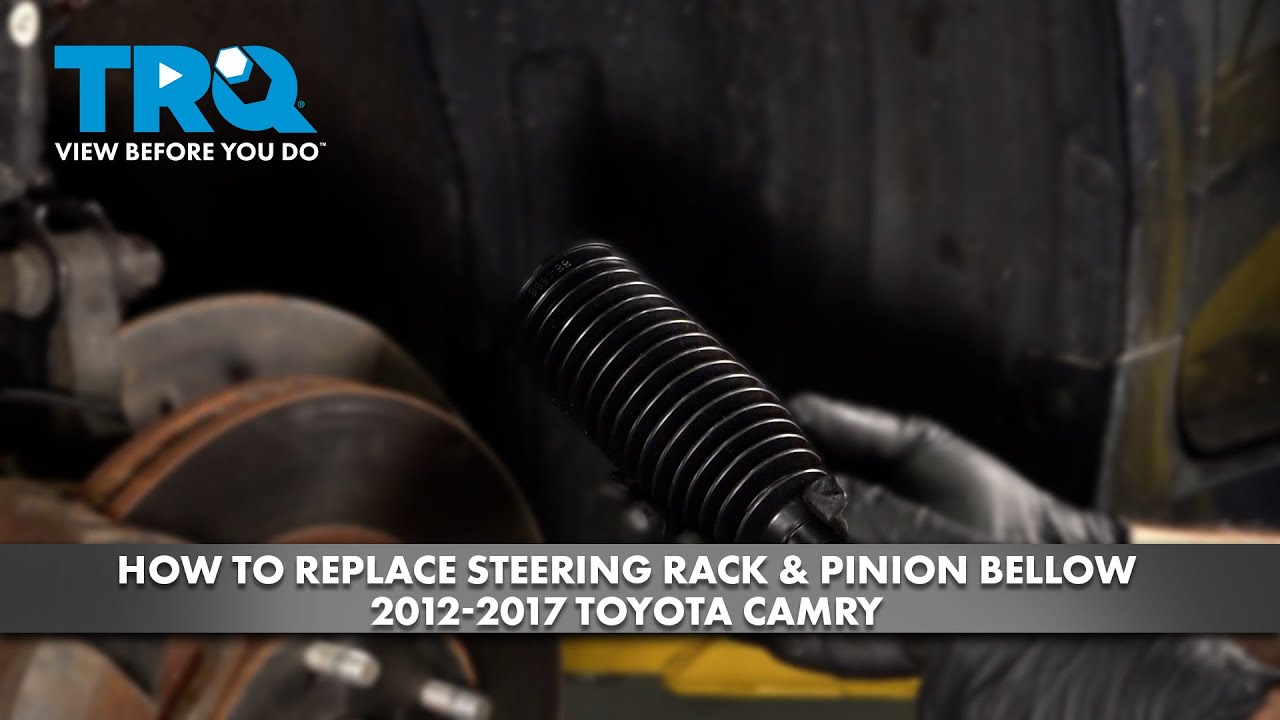How to Replace Steering Rack Pinion Bellow 20122017 Toyota Camry 1A Auto