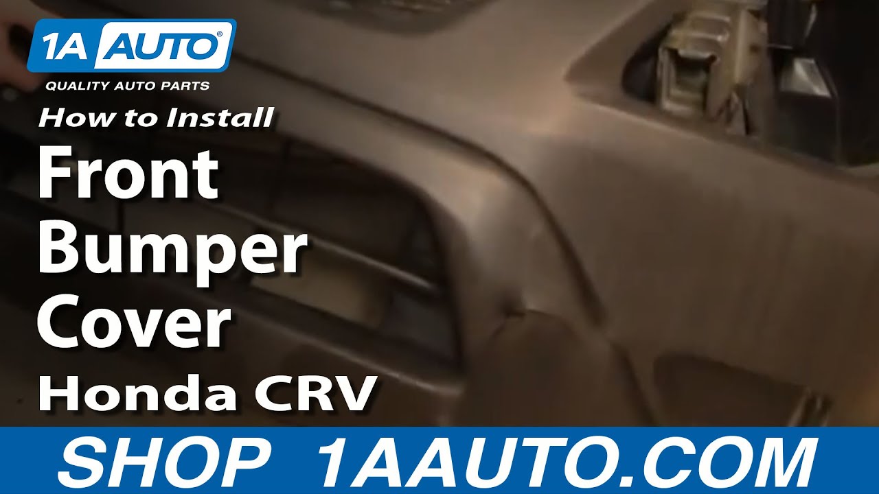 How To Replace Front Bumper Cover 0206 Honda CRV 1A Auto