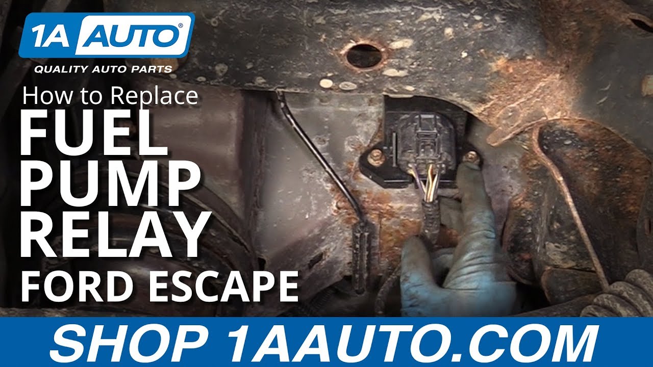 How to Replace Fuel Pump Relay 200912 Ford Escape 1A Auto
