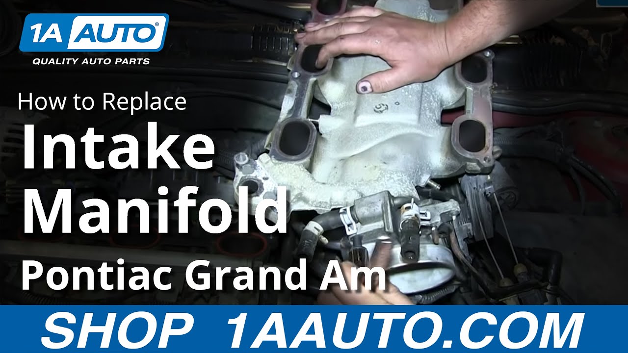 How to Replace Intake Manifold 99 Pontiac Grand Am 1A Auto