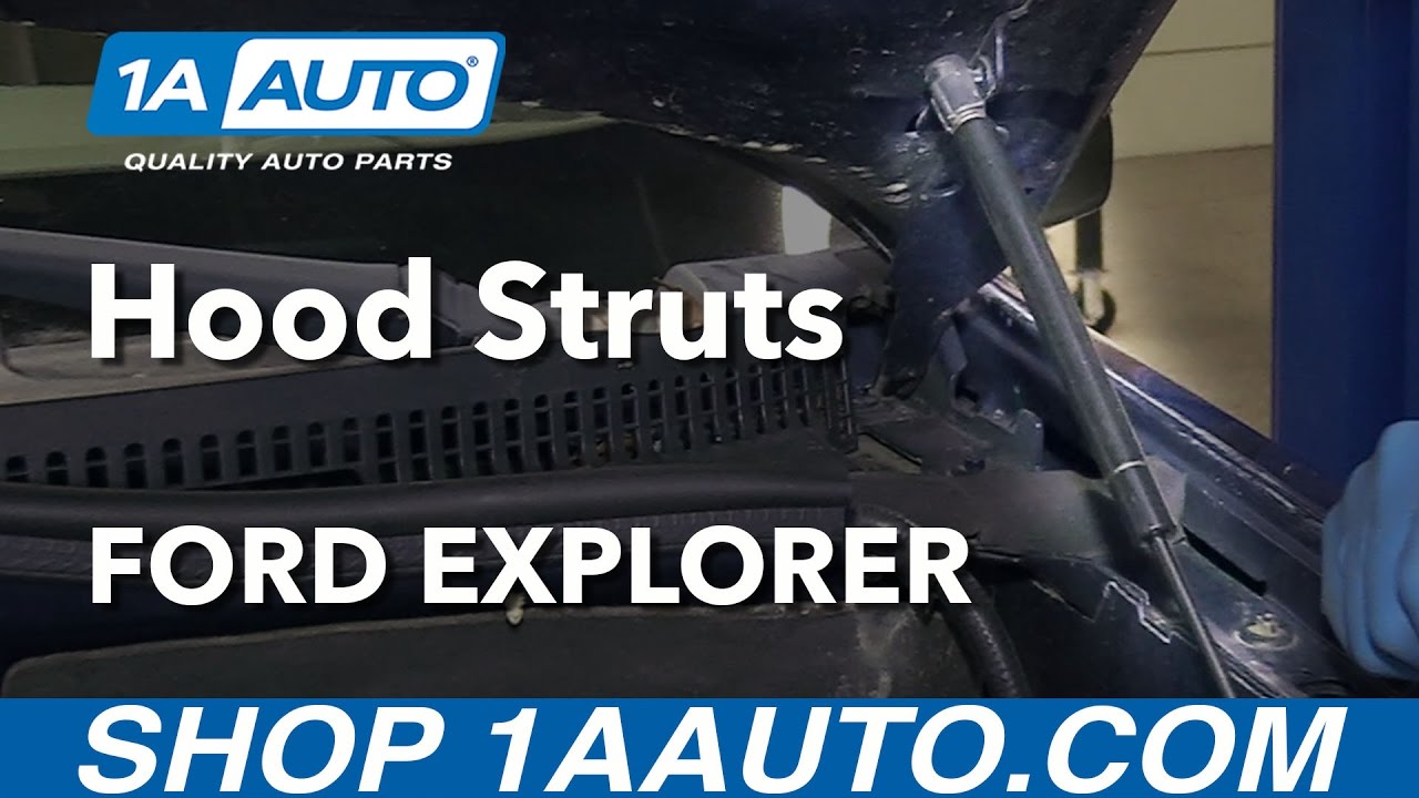How to Replace Hood Struts 200610 Ford Explorer 1A Auto