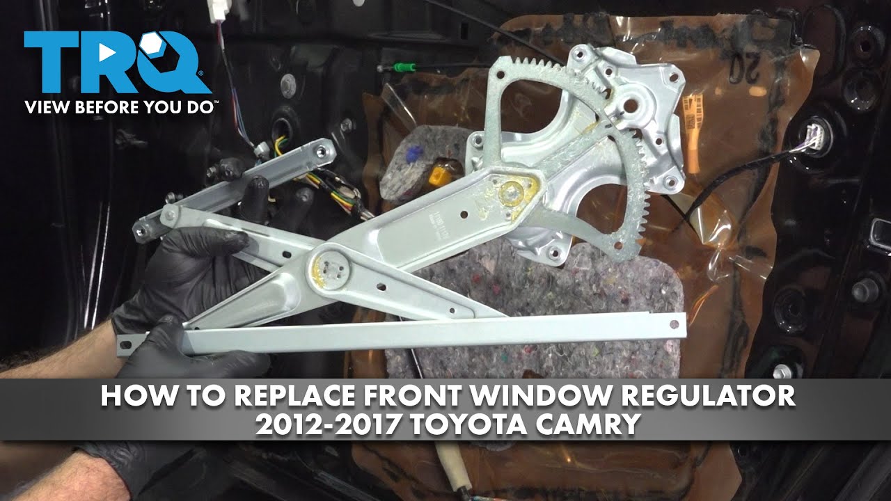 How to Replace Front Window Regulator 20122017 Toyota Camry 1A Auto