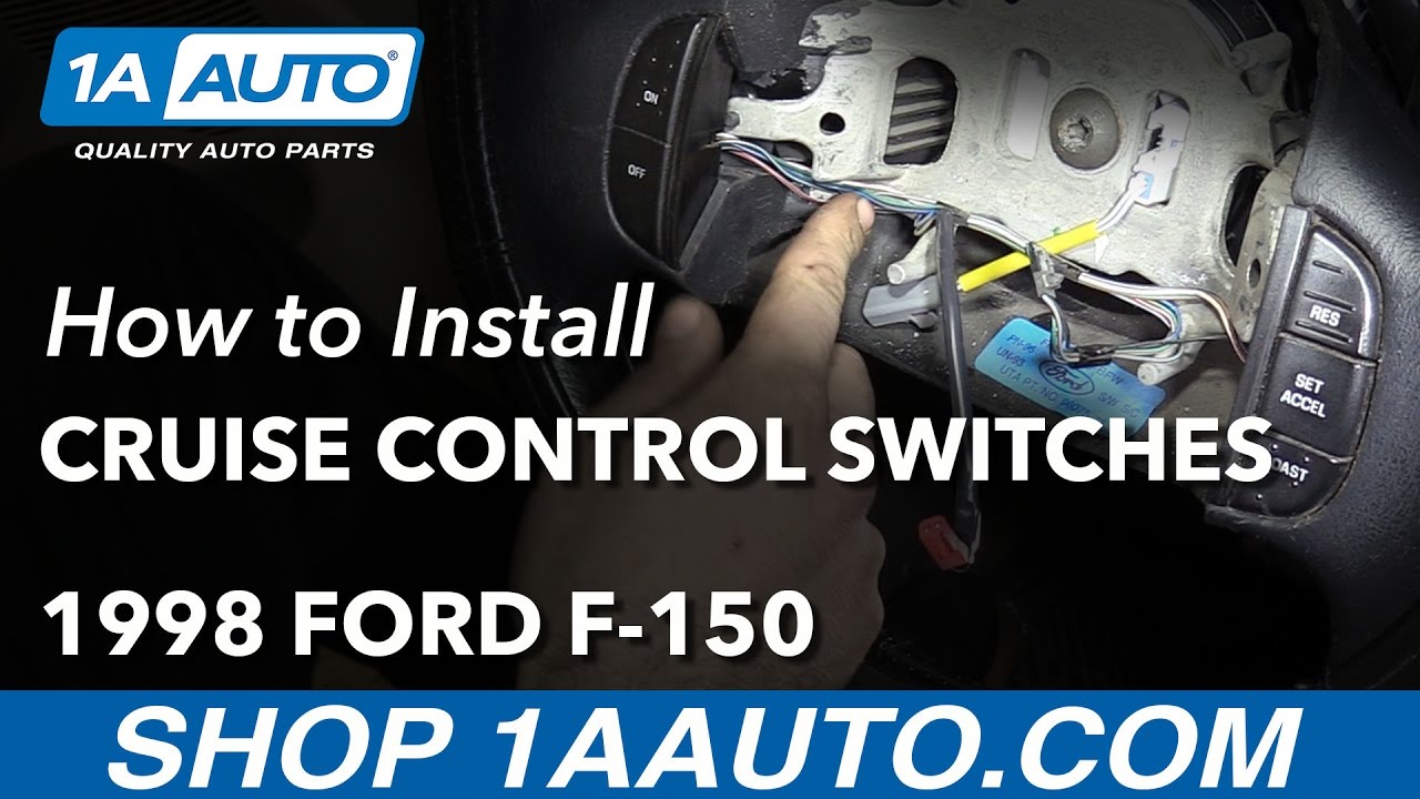 How to Replace Cruise Control Switches 19972004 Ford F150 1A Auto