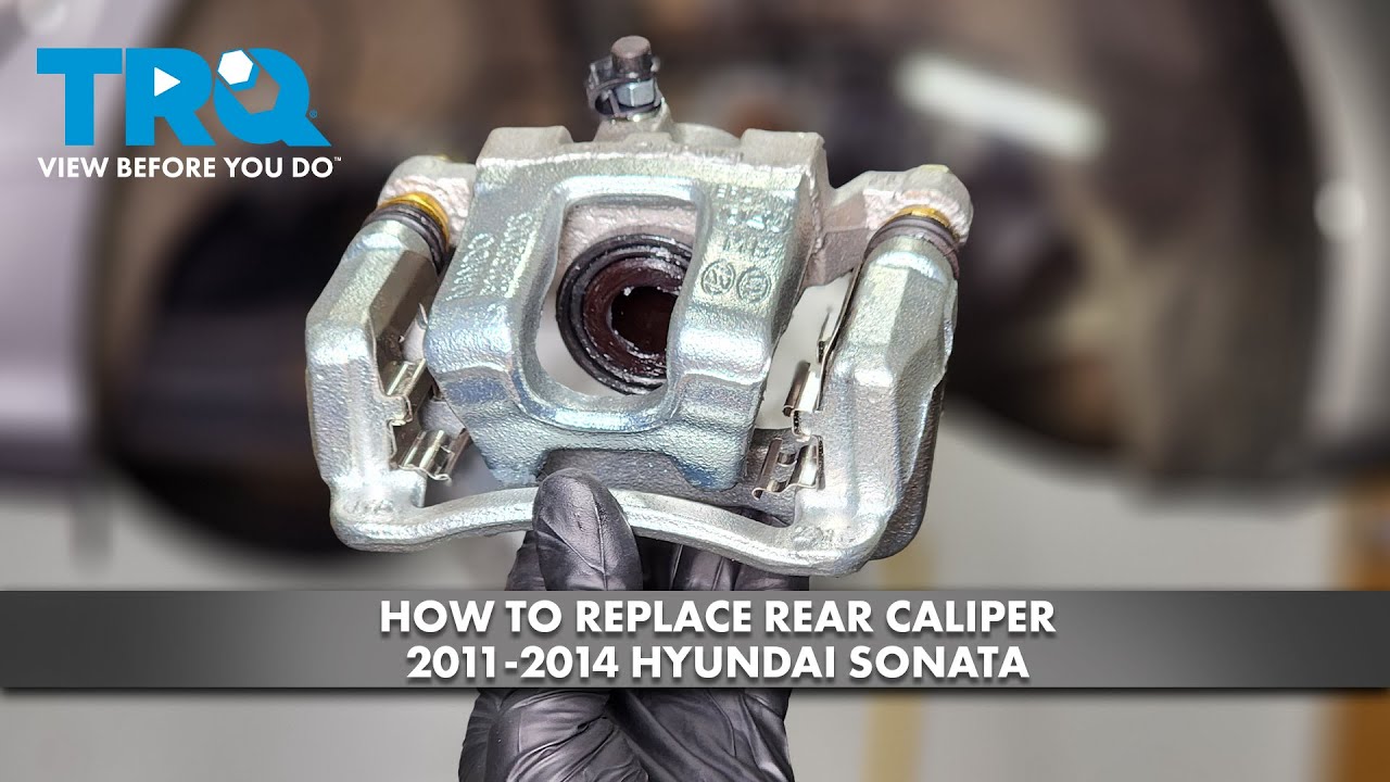 How to Replace Rear Caliper 20112014 Hyundai Sonata 1A Auto