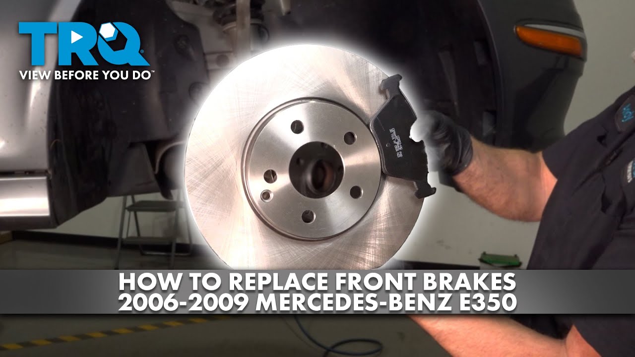 How to Replace Front Brakes 20062009 MercedesBenz E350 1A Auto