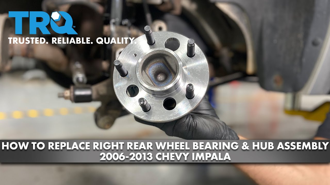 How to Replace Right Rear Wheel Bearing Hub Assembly 20062013 Chevy