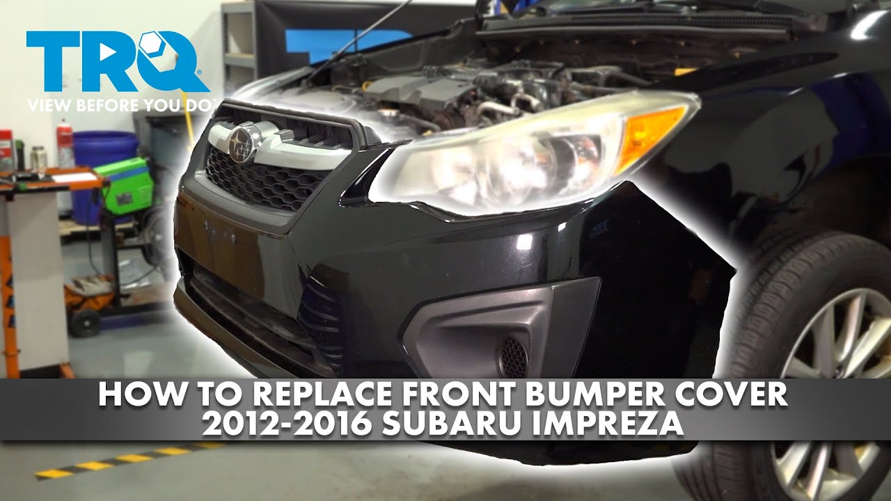 How to Replace Front Bumper Cover 20122016 Subaru Impreza 1A Auto