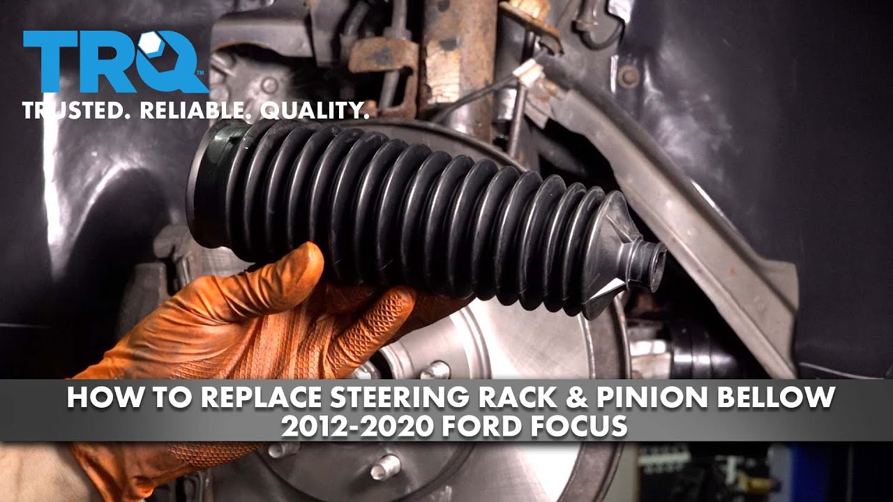 How to Replace Steering Rack Pinion Bellow 20122020 Ford Focus 1A Auto
