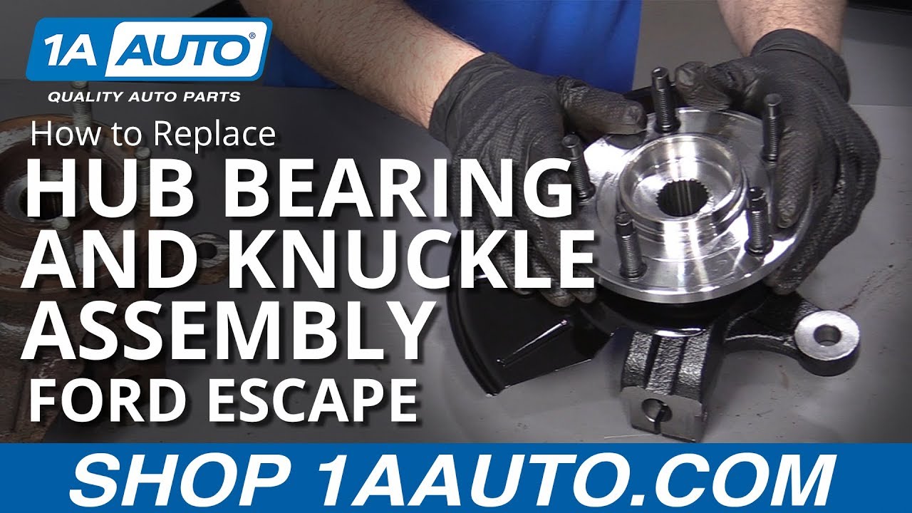 How to Replace Front Hub Bearing and Knuckle Assembly 200512 Ford