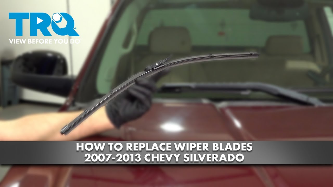 How to Replace Wiper blades 20072013 Chevy Silverado 1A Auto