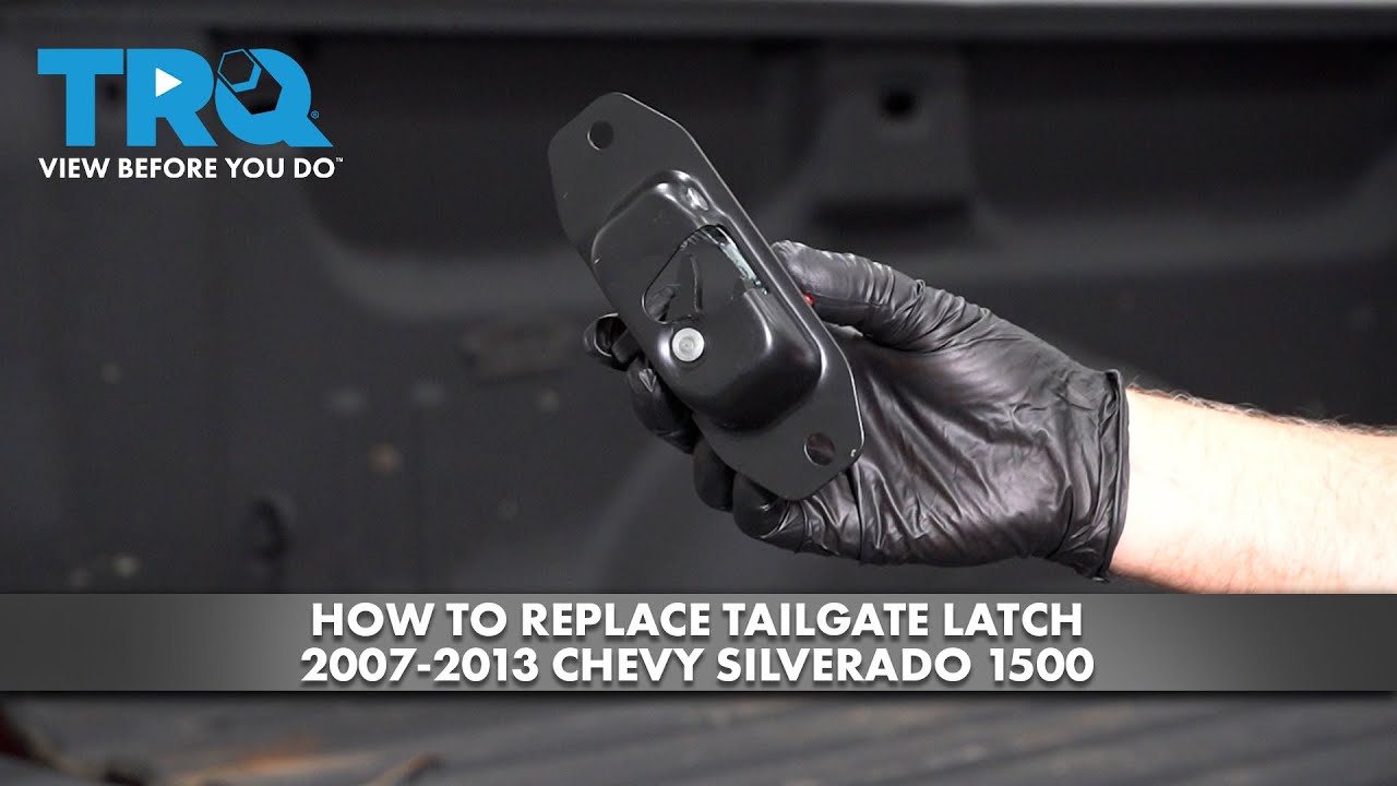 How to Replace Tailgate Latch 20072013 Chevy Silverado 1500 1A Auto