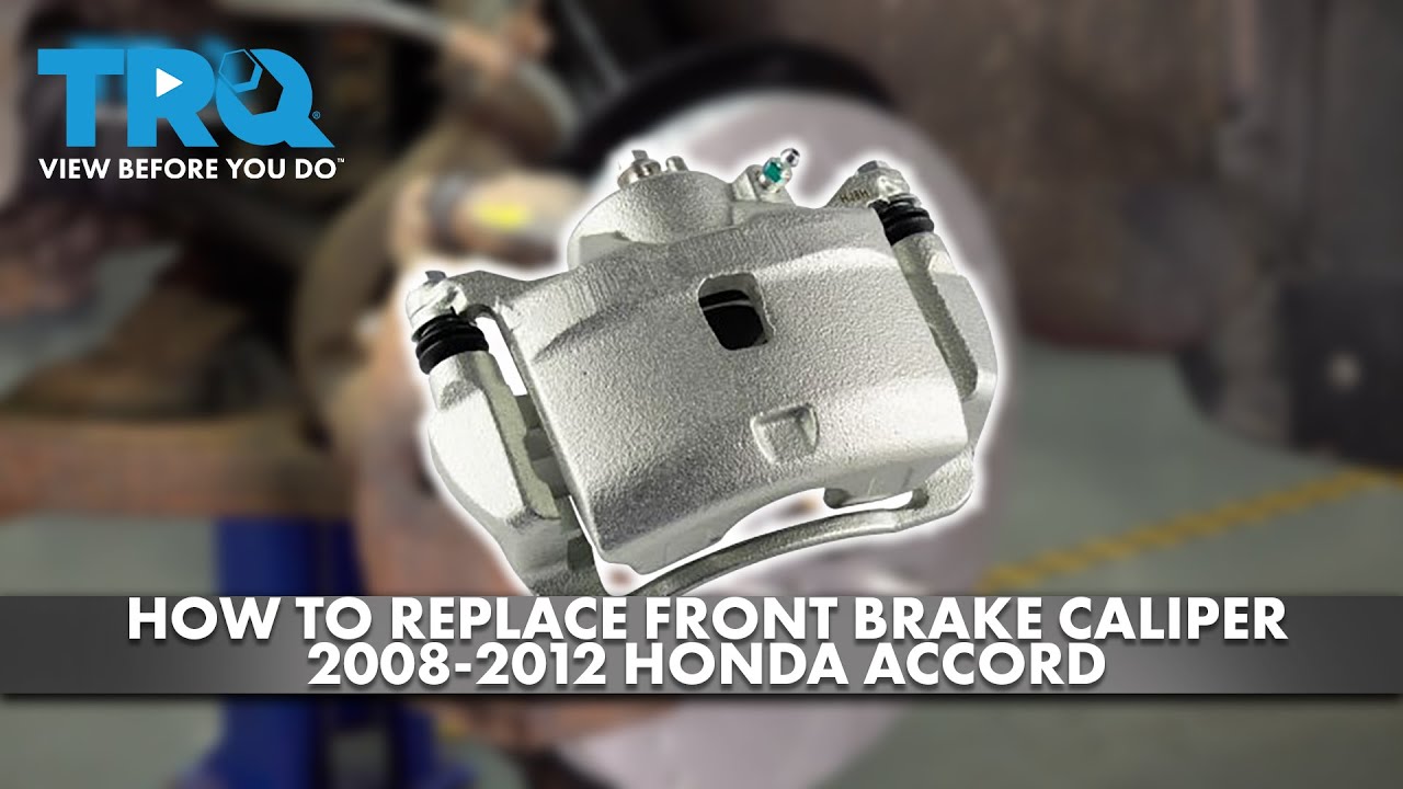 How to replace Front Brake Caliper 2008-2012 Honda Accord | 1A Auto