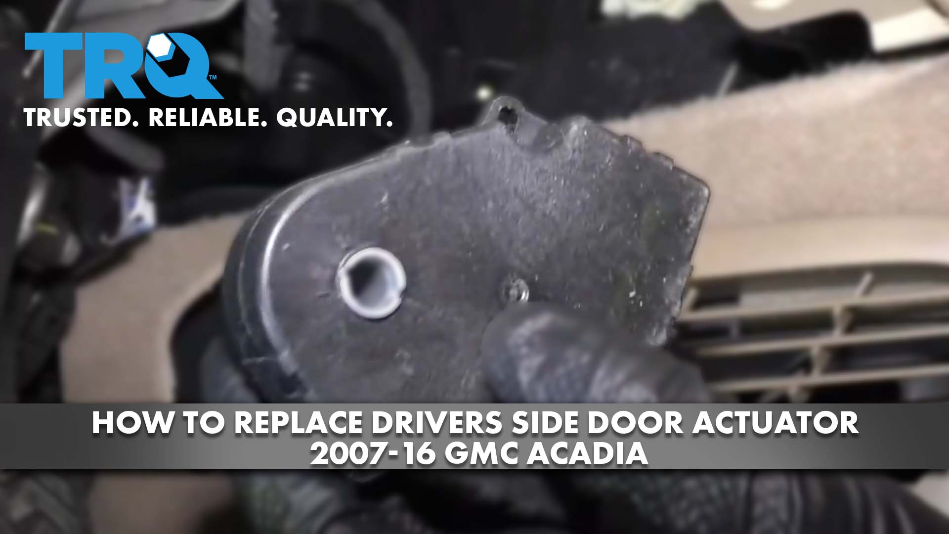 How To Replace Drivers Side Door Actuator 200716 GMC Acadia 1A Auto