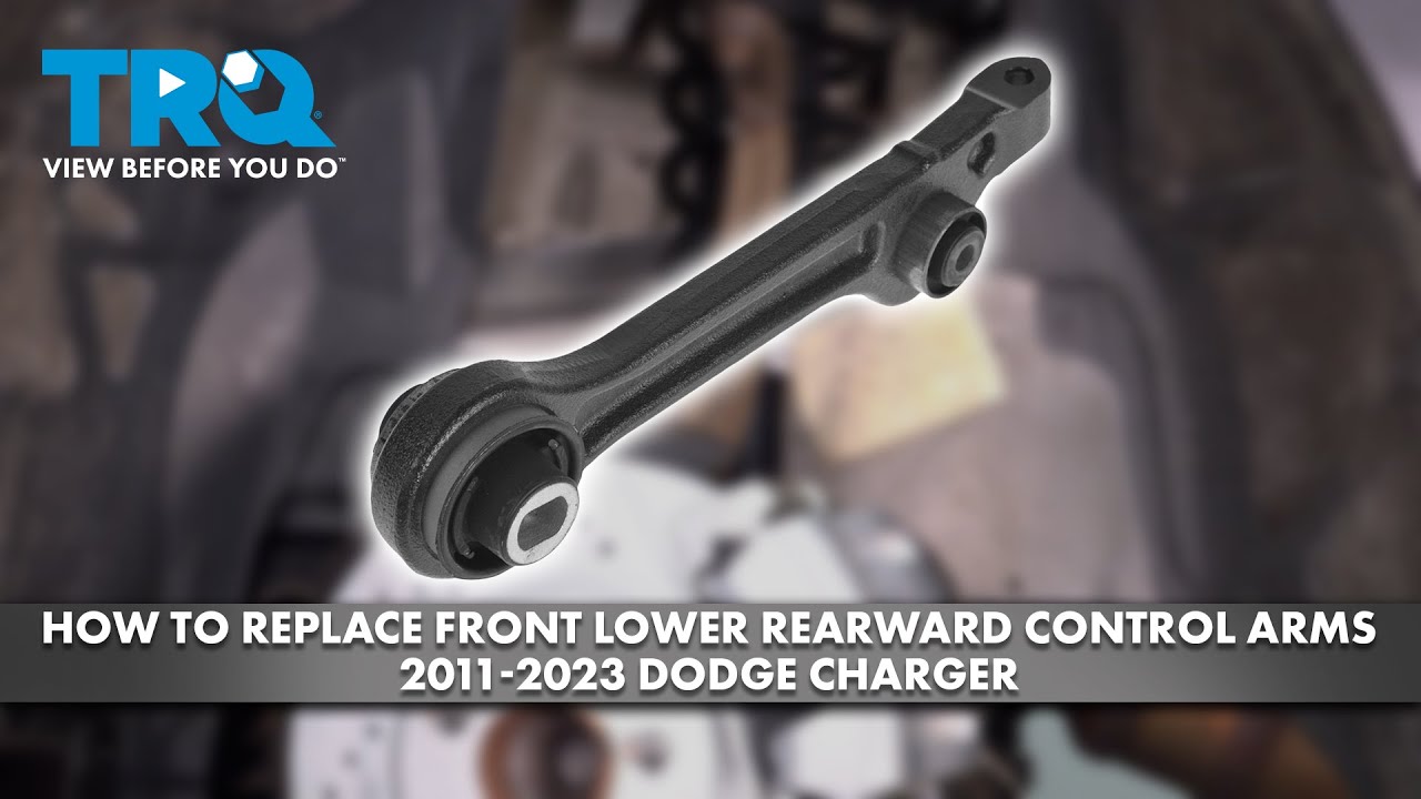 Charger Front Lower Rearward Control Arms with Tie Rods (11-14 RWD Charger; 15-19 Charger SRT