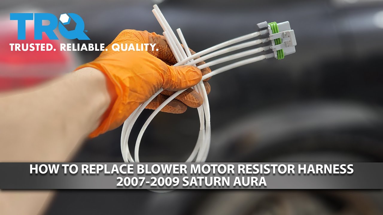 How to Replace Blower Motor Resistor Wiring Harness 20072009 Saturn