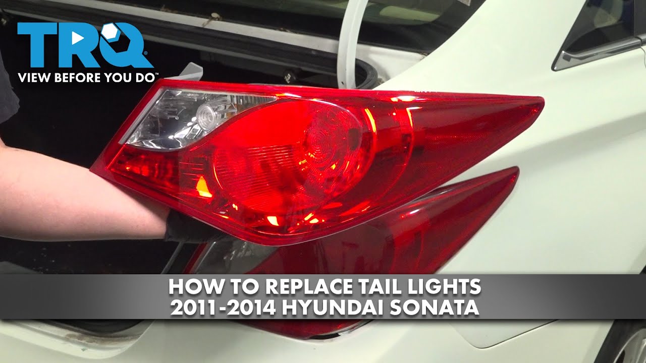 How to Replace Tail Lights 20112014 Hyundai Sonata 1A Auto