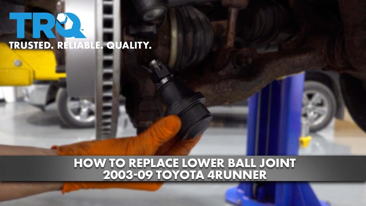 How to replace Lower Ball Joint 200309 Toyota 4Runner 1A Auto